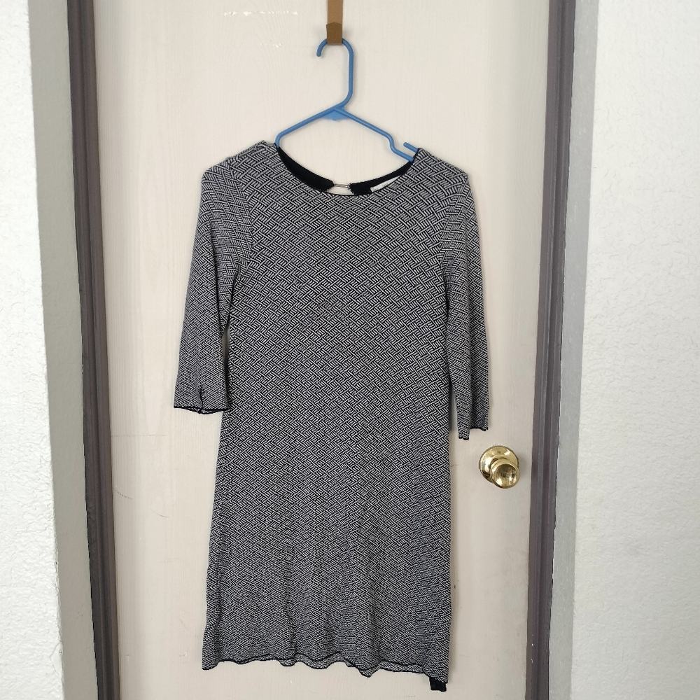 Zara Knit Women's Small Sweater Dress, 3/4 Sleeve